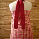 30 Dollar Pretty Pleats Vintage Halter Dress/tunic..