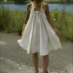 Custom Pretty Pleats Vintage Halter Dress